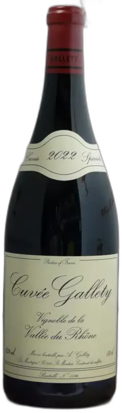 vue du vin Vin de France Domaine Gallety "Cuvée Gallety" Magnum 2022