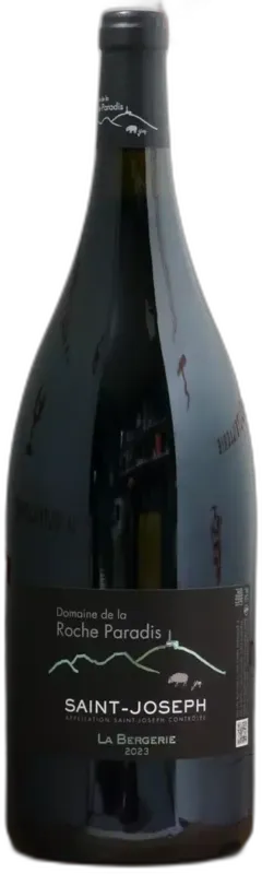 capture du vin st-Joseph Domaine de la Roche Paradis "la Bergerie" Magnum 2023