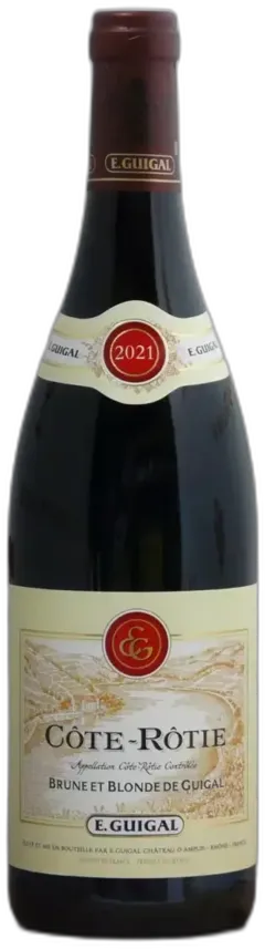 vue du vin Côte-Rôtie Domaine Guigal "Brune et Blonde" 2021