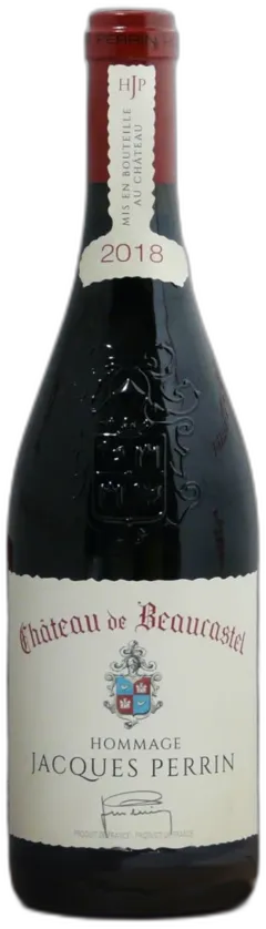 photo du vin Châteauneuf du Pape Château de Beaucastel "Hommage à Jacques Perrin" 2018