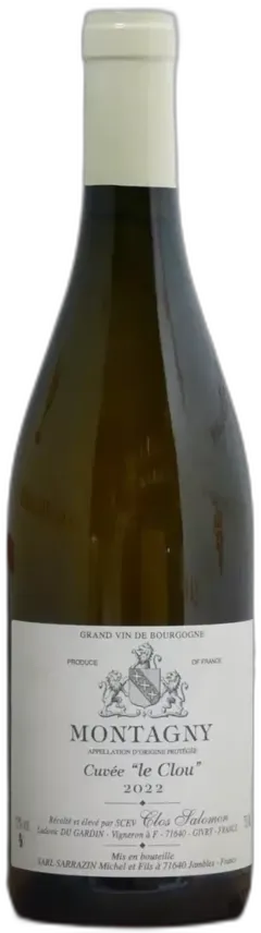 photo du vin Montagny Clos Salomon "le Clou" 2022