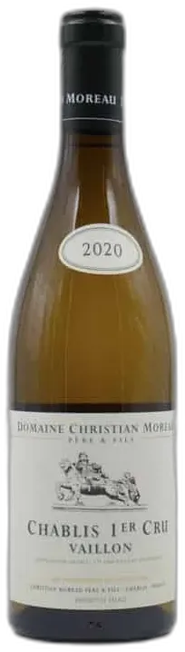 photos du vin Christian Moreau, Chablis 1er Cru Vaillon, Blanc Bio 2022