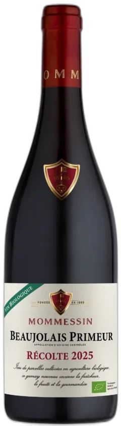 photo du vin Beaujolais Nouveau 2025 Bio Domaine Mommessin