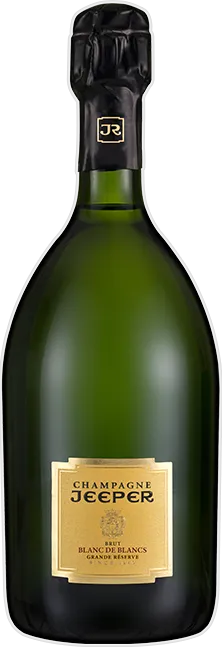 vue du vin Champagne Jeeper Grande Réserve Blanc de Blancs