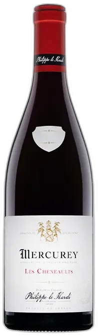 aperçu du vin Mercurey les Cheneaults 2022 Philippe le Hardy Vin Rouge