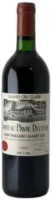 vue du vin Pavie Decesse Saint Emilion Grand Cru Classe 1990