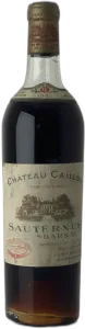 photo du vin Cailloux Sauternes Creme de Tete 1921