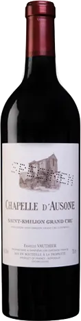 photo du vin Chapelle d’Ausone Primeur- Saint-Émilion Grand Cru Bordeaux