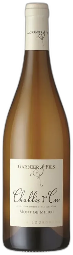 illustration du vin Chablis 1er Cru 2021 Mont de Milieu Blanc- Domaine Garnier & Fils