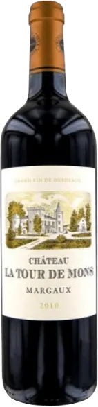 photo du vin Château la Tour de Mons 2021 Margaux