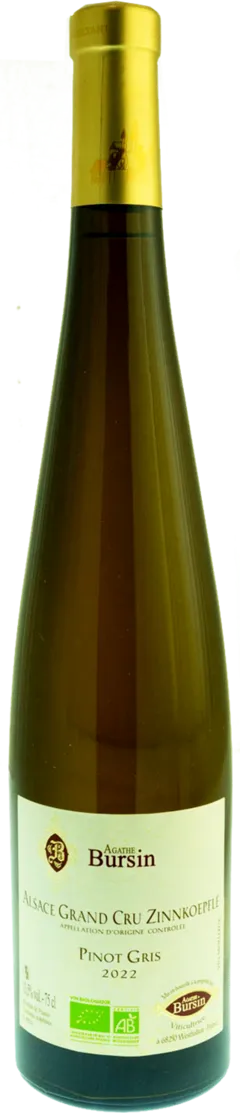 photo du vin Pinot Gris Grand Cru Zinnkoepfle