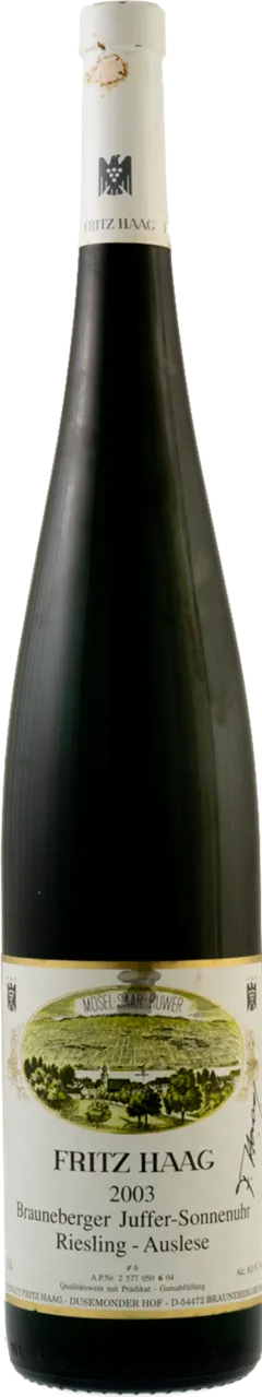 photo du vin Riesling Brauneberger Juffer Sonnenuhr Auslese 6 Magnum