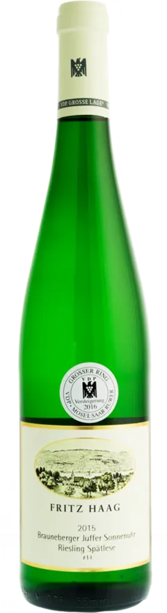 photo du vin Riesling Brauneberger Juffer Sonnenuhr Spatlese Auktion