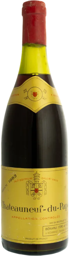 photo du vin Pierre Berard Chateauneuf du Pape Rouge