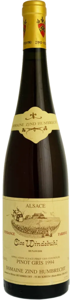 aperçu du vin Pinot Gris Windsbuhl Vendanges Tardives