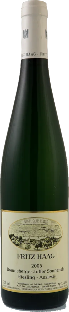 image du vin Riesling Brauneberger Juffer Sonnenuhr Auslese