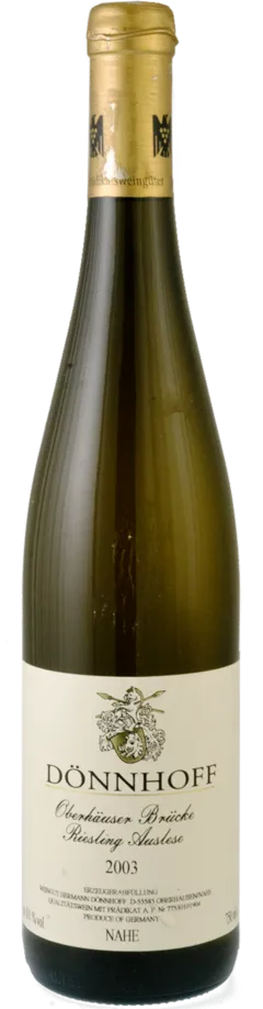 illustration du vin Riesling Oberhauser Brucke Auslese Goldkapsel