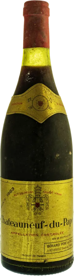 photo du vin Pierre Berard Chateauneuf du Pape Rouge