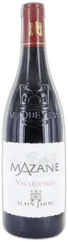 vue du vin Vacqueyras Château Mazane Alain Jaume