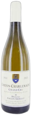 capture du vin Corton-Charlemagne Grand Cru Domaine Follin-Arbelet