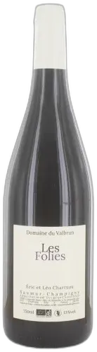 photo du vin Saumur Champigny les Folies Domaine du Valbrun