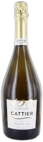 vue du vin Cattier Brut 1er Cru