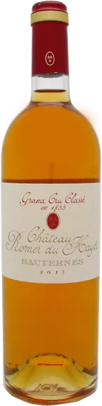 vue du vin Sauternes Grand Cru Classé 1855 Blanc 2015