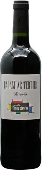 vue du vin Minervois Calamiac Terroir Rouge 2018 Domaine Combe Blanche