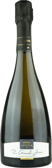 photo du vin Château Grand Jean Crémant de Bordeaux le Pur Grand Jean Brut Blanc