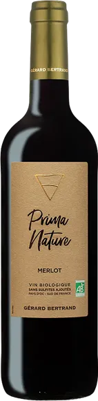 illustration du vin Pays d’oc Prima Nature Merlot Rouge 2022 Gérard Bertrand