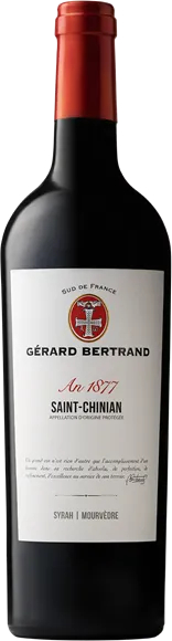 image du vin Saint-Chinian Héritage an 1877 Rouge 2022 Gérard Bertrand