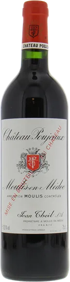 capture du vin Château Poujeaux Moulis-en-Médoc Rouge 1999