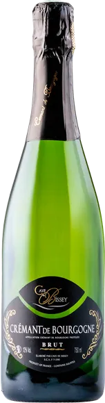 vue du vin Crémant de Bourgogne Brut Blanc Cave de Bissey