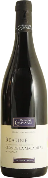 vue du vin Beaune les Maladières Clos de la Maladière Monopole Rouge 2023 Domaine Cauvard