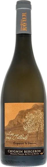 image du vin Vin de Savoie Chignin Bergeron les Deux Tilleuls Blanc 2023 Philippe et Sylvain Ravier