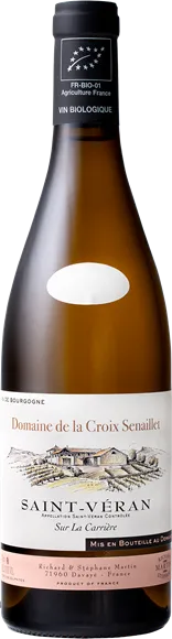 photos du vin Saint-Véran Sur la Carrière Blanc 2021 Domaine de la Croix Senaillet