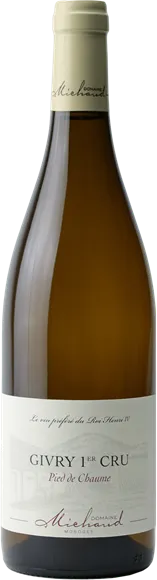 photo du vin Givry 1er Cru le Pied de Chaume Blanc 2023 Domaine Michaud