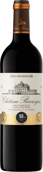 image du vin Château Barreyres Haut-Médoc Cru Bourgeois Rouge 2018