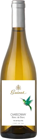 capture du vin Pays d’oc Chardonnay Blanc de Blanc 2023 Maison Guinot