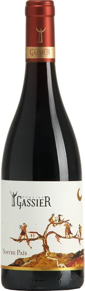 vue du vin Costières de Nîmes Nostre Païs Rouge 2023 Domaine Gassier