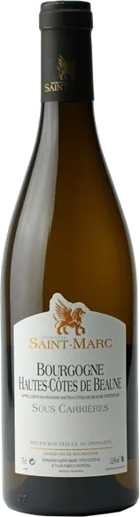 capture du vin Bourgogne Hautes Côtes de Beaune Sous Carrière Blanc 2023 Domaine Saint Marc