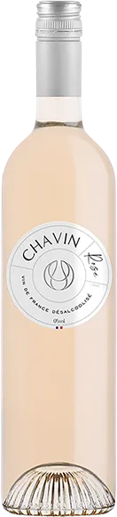 vue du vin Chavin Zéro Sans Alcool Rosé