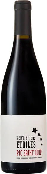 capture du vin Pic Saint-Loup Sentier des Etoiles Rouge 2023 Sentier des Etoiles
