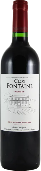capture du vin Château Clos Fontaine Rouge 2021