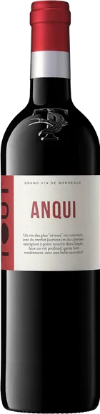 vue du vin Côtes de Bordeaux Blaye Tout Anqui Rouge 2020