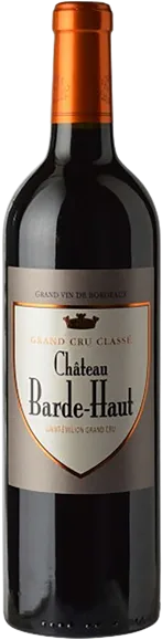 photo du vin Château Barde-Haut Saint-Emilion Grand Cru Rouge 2018