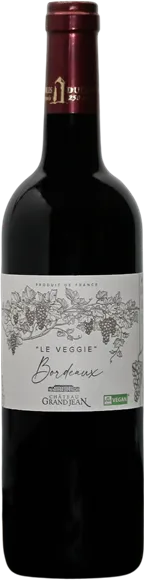 photos du vin Château Grand Jean Bordeaux le Veggie Rouge 2019