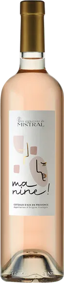 aperçu du vin Coteaux d’Aix-en-Provence ma Nine Rosé 2024 les Vignerons de Mistral