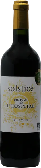 image du vin Château de l’Hospital Graves Solstice Sans Sulfites Rouge 2020