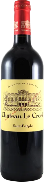 photo du vin Château le Crock Cru Bourgeois Rouge 2020